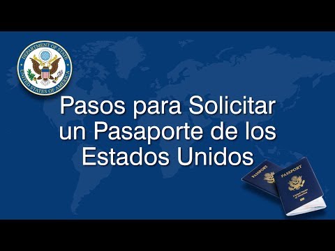Proceso de solicitud de pasaporte para viajar a Estados Unidos